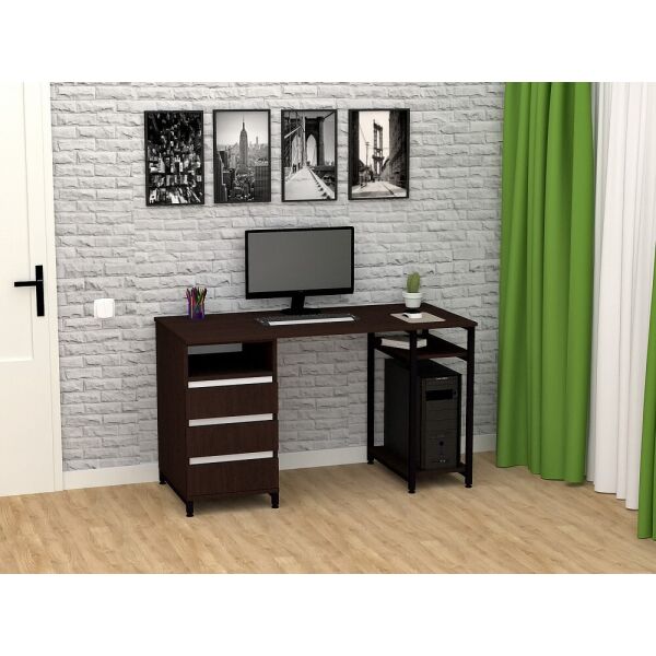 

Стол письменный FlashNika Loft СКЛ-6 130 венге