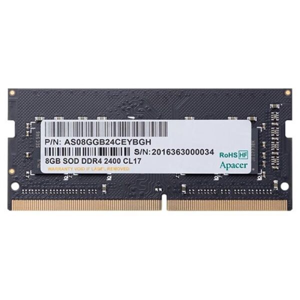 

Модуль памяти SO-DIMM 8GB/3200 1.2V DDR4 Apacer (AS08GGB32CSYBGH)