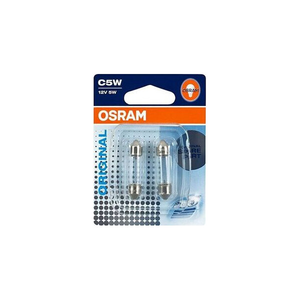 

OSRAM 6418-02B C5W 36mm 12V SV8.5-8 10X2 Blister