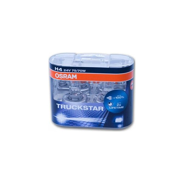 

OSRAM 64196TSP TruckStar Pro +100% H4 75/70W 24V P43T 10X2 HardDuopet