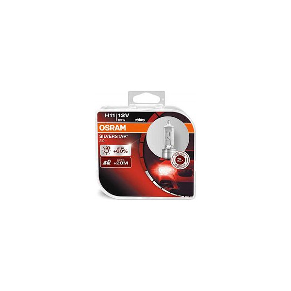 

OSRAM 64211SV2 Silver Star 2.0 H11 55W 12V PGJ19-2 10X2 HardDuopet