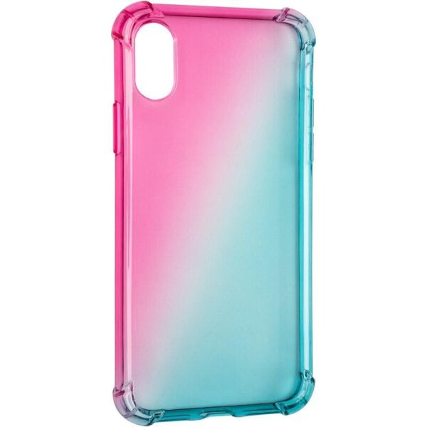 

Чехол-накладка Ultra Gradient Case для iPhone 12 Mini Розово-голубой