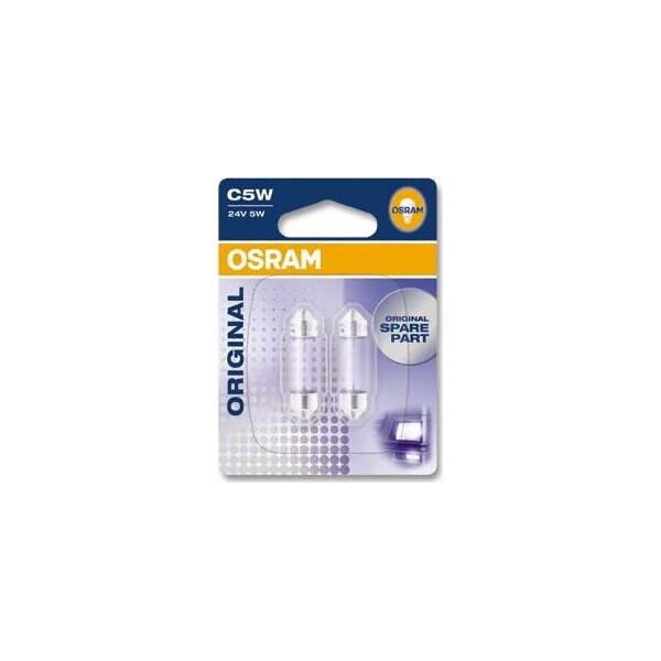 

OSRAM 6423-02B C5W 36mm 24V SV8.5-8 10X2 Blister