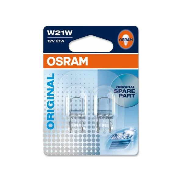 

OSRAM 7505-02B W21W 12V W3x16d 10X2 Blister