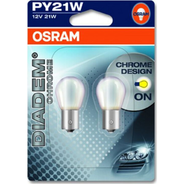

OSRAM 7507DC-02B Diadem Chrome P21W 12V BAU15s 10X2 Blister