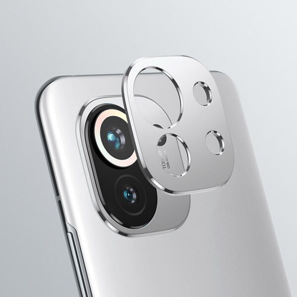 

Защитная рамка на заднюю камеру Epik Screen Saver для Xiaomi Mi 11 Silver