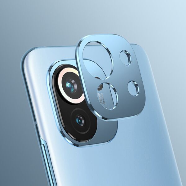 

Защитная рамка на заднюю камеру Epik Screen Saver для Xiaomi Mi 11 Blue
