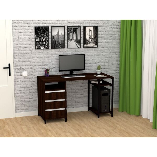 

Стол письменный FlashNika Loft СКЛ-6 150 орех болония
