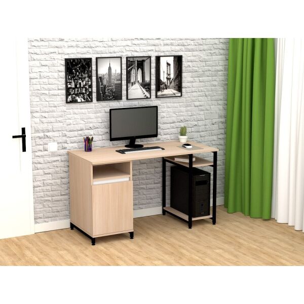 

Стол письменный FlashNika Loft СКЛ-4 140 дуб молочный