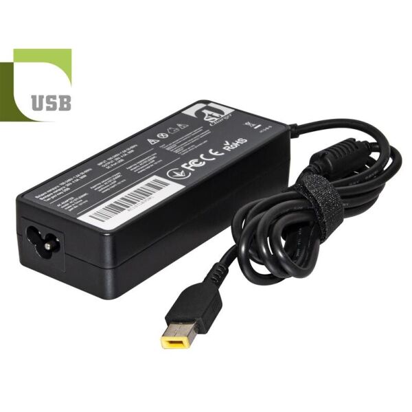 

Блок питания 1StCharger для ноутбука Lenovo 20V 90W 4.5A USB (AC1STLE90WC)