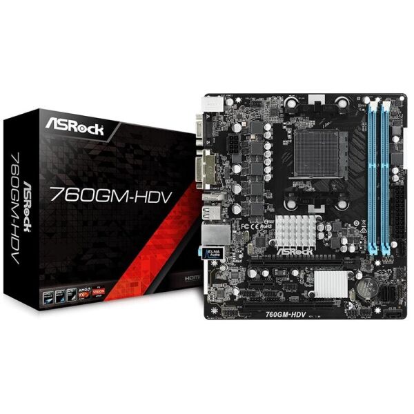 

Материнская плата ASRock 760GM-HDV Socket AM3+