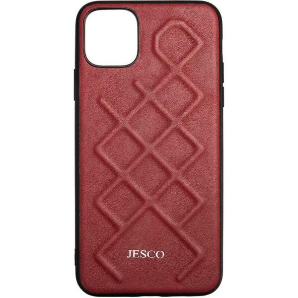 

Чехол-накладка Jesco Leather Case для Apple iPhone 11 Pro Max Red