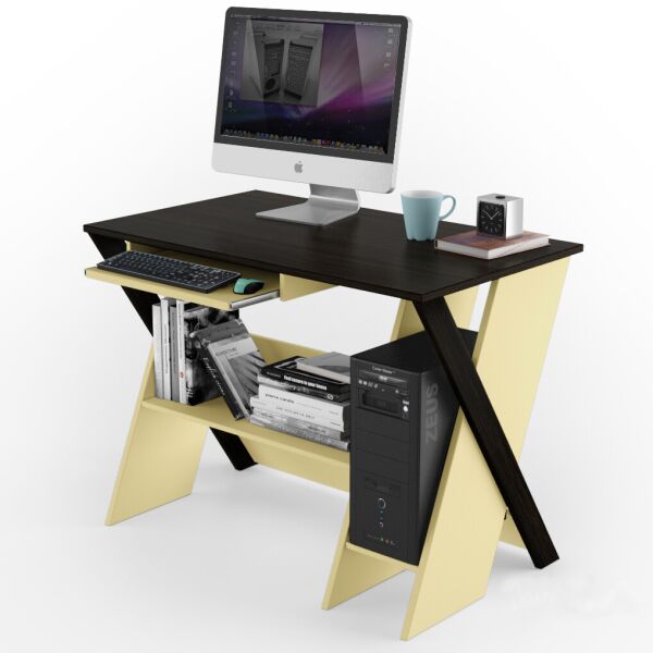 

Компьютерный стол Zhuk Comfy-Home венге+береза
