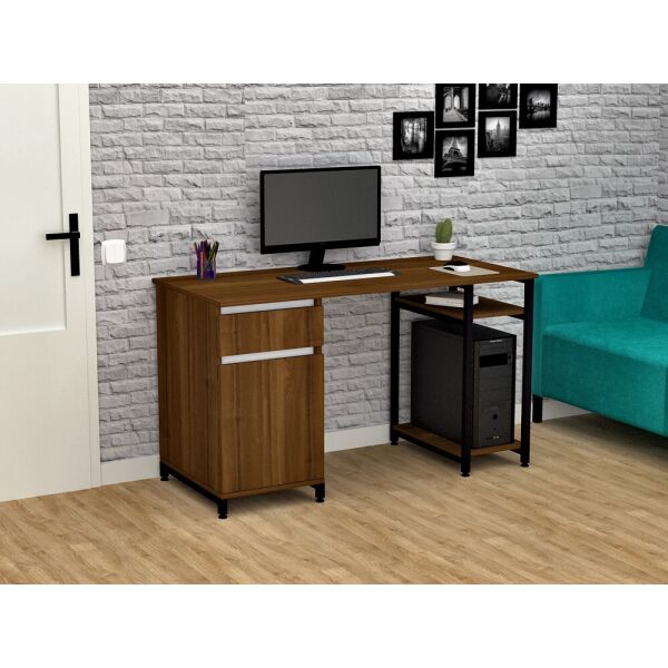 

Стол письменный FlashNika Loft СКЛ-5 130 орех экко