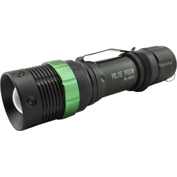 

Тактический фонарик Police BL-8455 с зумом Green (np2_6571)