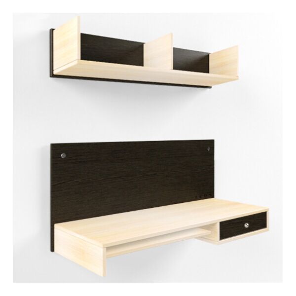 

Навесной компьютерный стол AirTable R1 Kit Comfy-Home венге+дуб молочный
