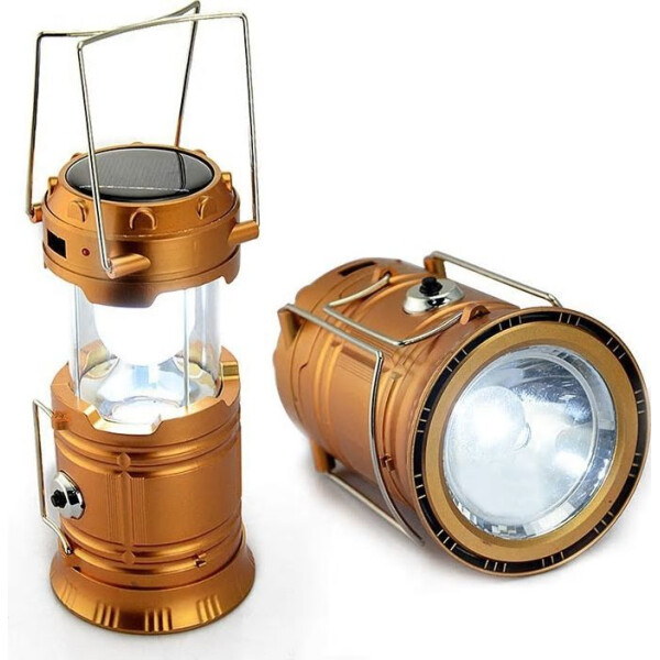 

Фонарь-лампа Good Idea туристическая на солнечной батарее + USB Бронзовый (tr1874i10014)