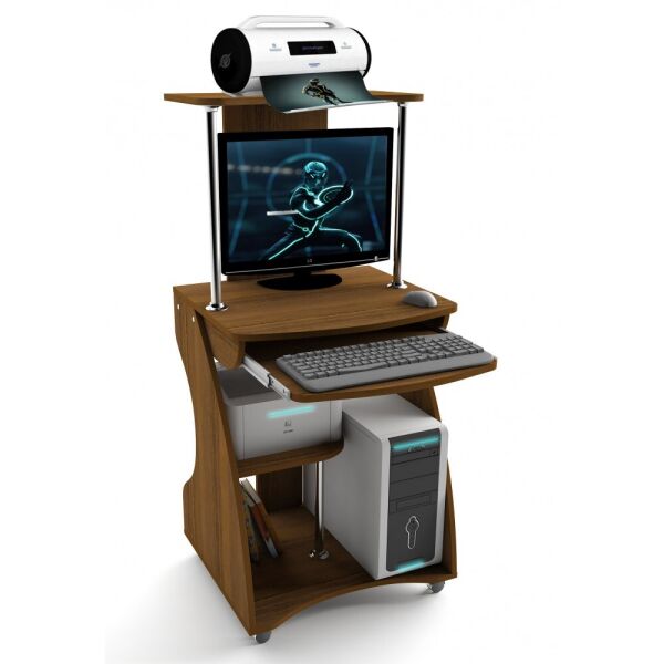 

Компьютерный стол Davos-2 SDK-5 Comfy-Home орех