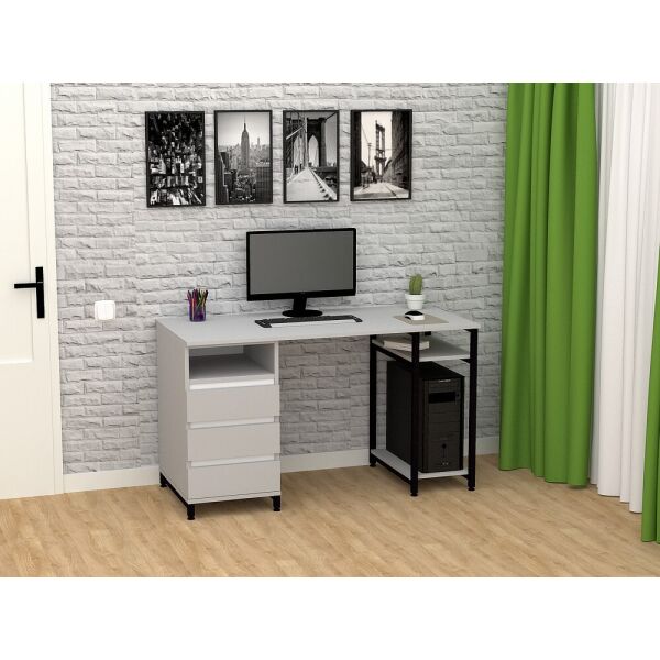 

Стол письменный FlashNika Loft СКЛ-6 130 пепельный