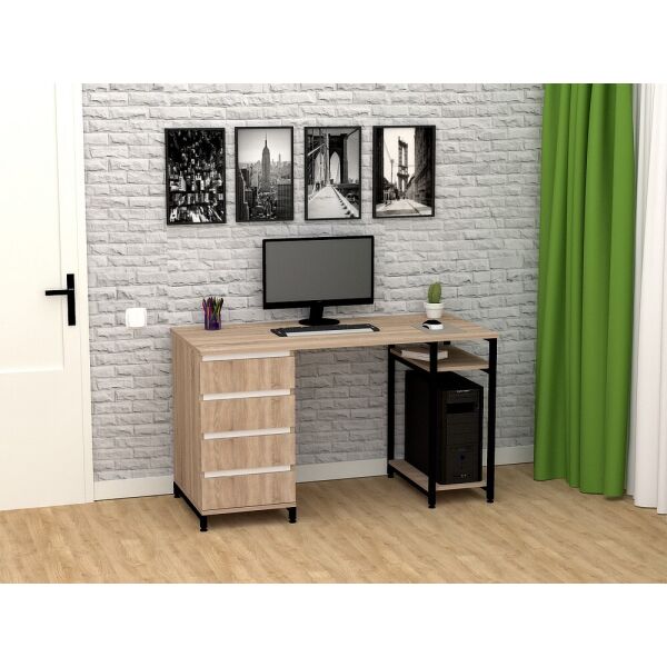 

Стол письменный FlashNika Loft СКЛ-7 130 дуб сонома