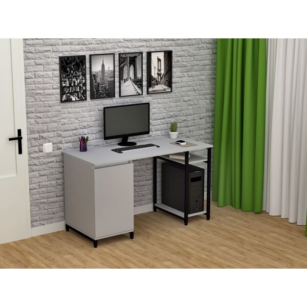 

Стол письменный FlashNika Loft СКЛ-3 140 пепельный