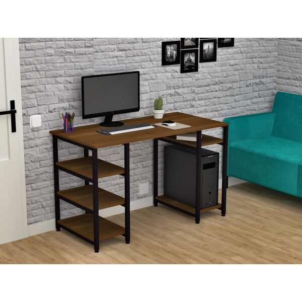 

Стол письменный FlashNika Loft СКЛ-2 120 орех экко