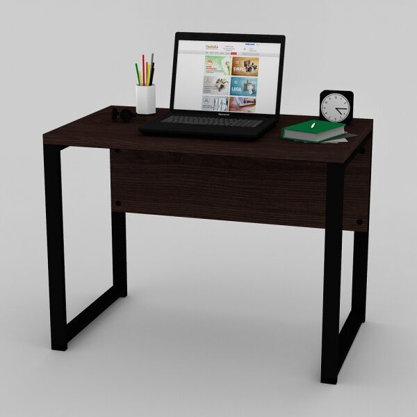 

Стол письменный с царгой FlashNika Loft МК-32 140х70 венге
