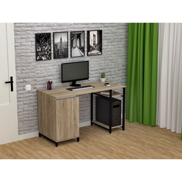 

Стол письменный FlashNika Loft СКЛ-3 140 дуб сонома