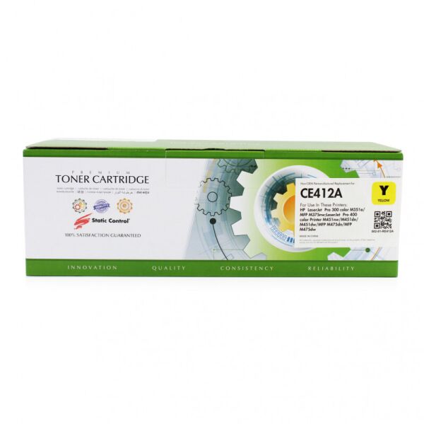 

HP CLJP CE412A (305A) Static Control 2.6k yellow (002-01-RE412A)