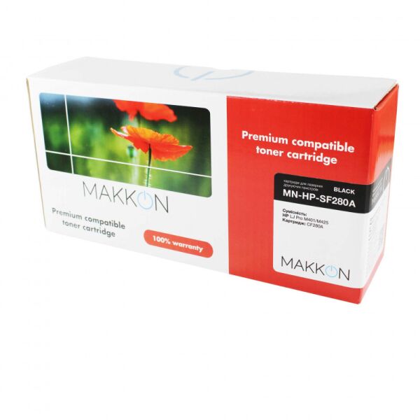 

HP LJ CF280A (SF280A) Makkon 2.7k (MN-HP-SF280A)