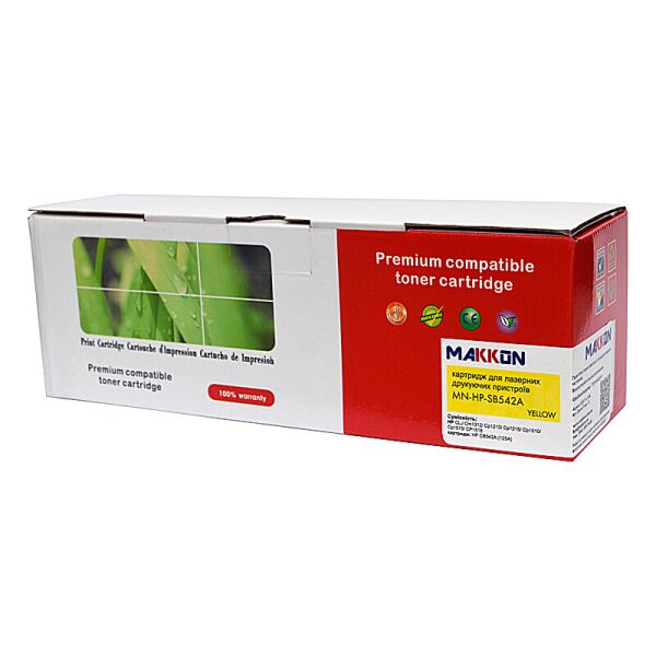 

HP CLJ CB542A (125A) (SB542A) Makkon 1.4k yellow (MN-HP-SB542A)