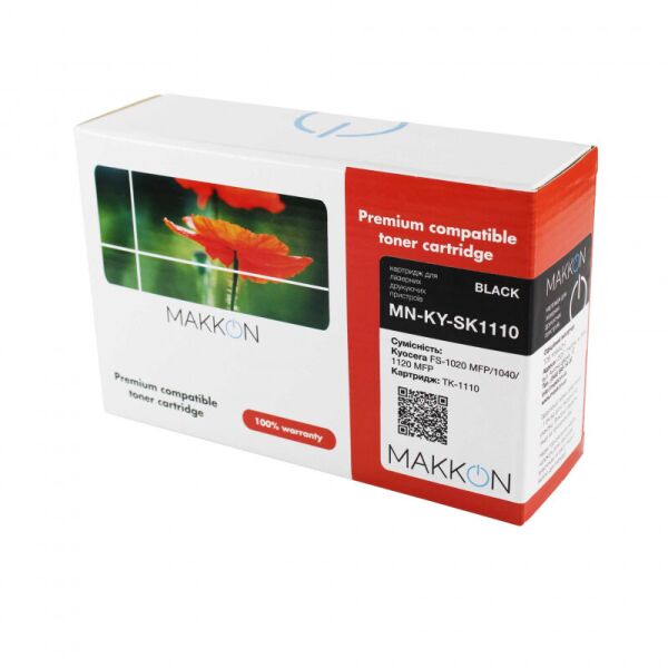 

тонер-Kyocera TK-1110 (SK1110) Makkon 2.5k (с чипом) (MN-KY-SK1110)