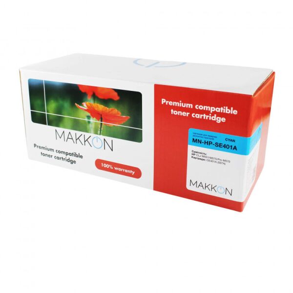 

HP CLJ CE401A (507A) (SE401A) Makkon 6k cyan (MN-HP-SE401A)