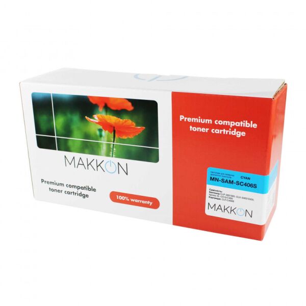 

Samsung CLT-C406S (SC406S) Makkon 1k cyan (MN-SAM-SC406S)