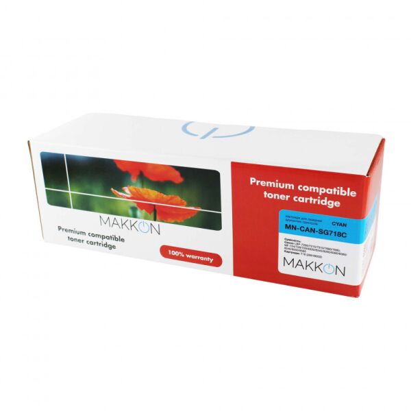 

Canon 718 (SG118C) Makkon 2.8k cyan (MN-CAN-SG718C)