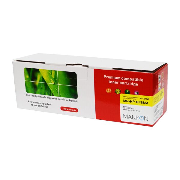 

HP CLJP CF382A (312A) (SF382A) Makkon 2.7k yellow (MN-HP-SF382A)