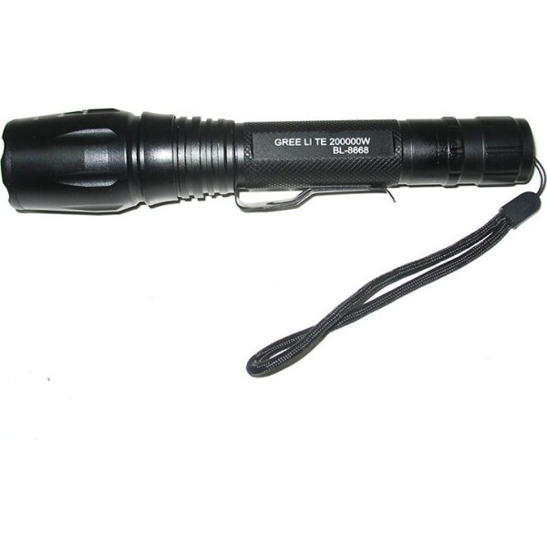 

Фонарь тактический с зумом Bailong BL-8668-T6 Черный (008268)