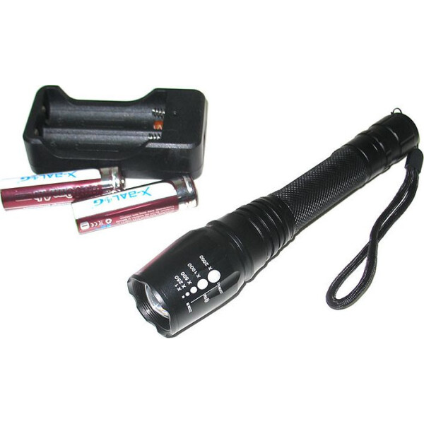 

Тактический фонарь с зумом Bailong Police BL-8668-T6 Черный (gr_008268)