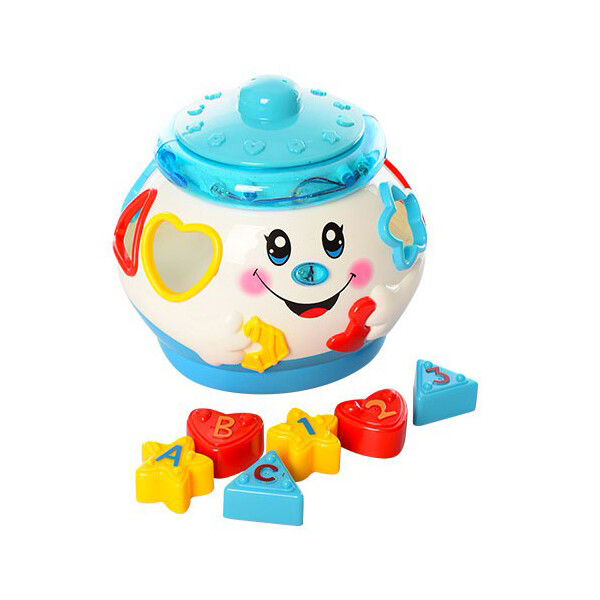 

Музыкальный сортер Joy Toy 0915-3 Котелок-Колобок на русском языке (intJT 0915-3)