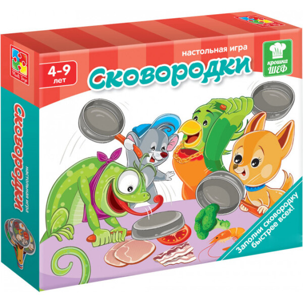 

Игра на скорость Vladi Toys Сковородки VT2309-09 (43268)