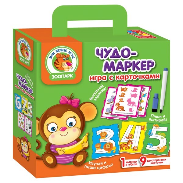 

Игра с карточками Vladi Toys Чудо-маркер Зоопарк VT2100-11 (39836)