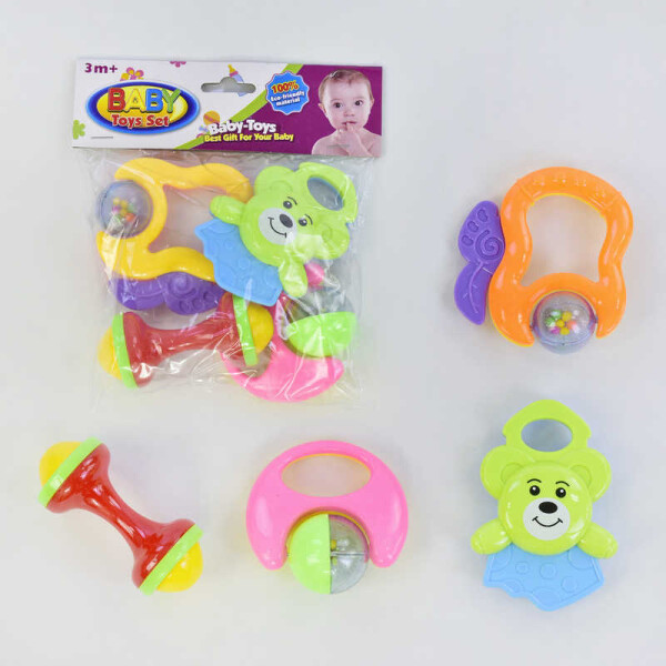 

Набор погремушек Baby Toys 1807-3 4 шт Разноцветный (2-18073-71930)