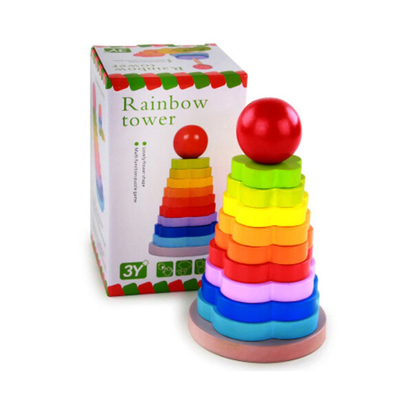 

Пирамидка деревянная Rainbow Tower (RT009)