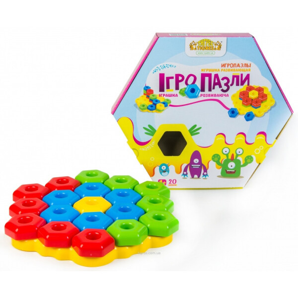 

Игрушка развивающая Тигрес Игро-Пазлы 20 элементов (AGDUQBDI)