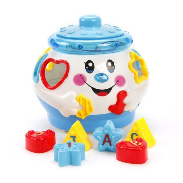 

Развивающая игрушка Joy Toy 0915 Горшочек сортер Разноцветный (int_JT 0915)