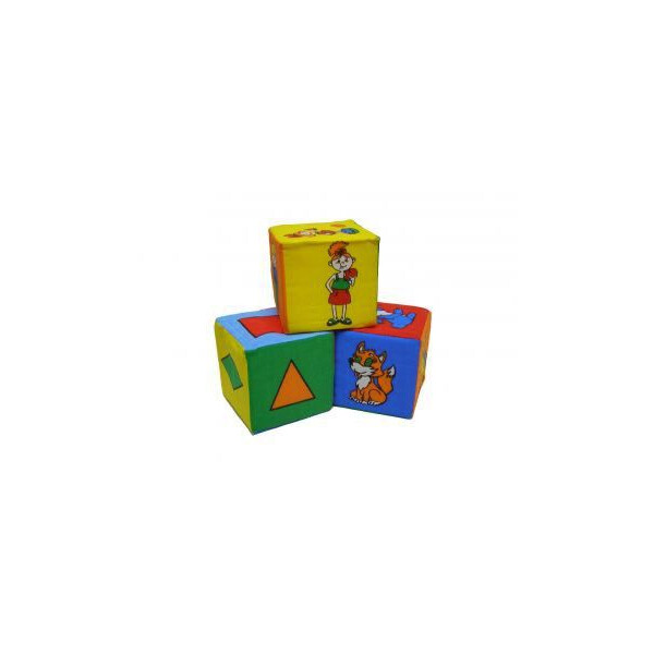 

Набор из 3-х кубиков Toysi Разноцветный (TOY-11402)