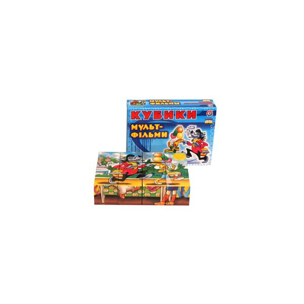 

Іграшка кубики Toysi Мультфільми (TOY-17797)