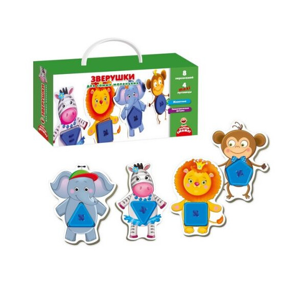 

Игра с пуговицами Зверушки (TOY-57520)