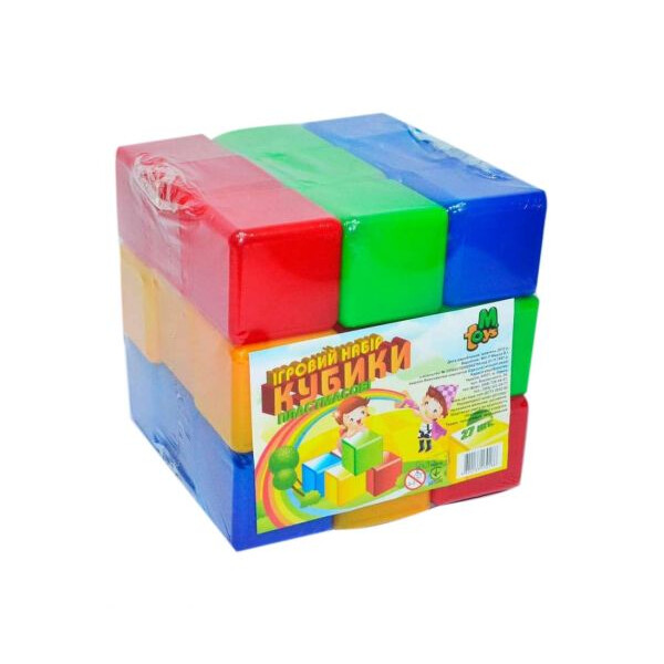 

Кубики Toysi 27 штук Разноцветные (TOY-26224)