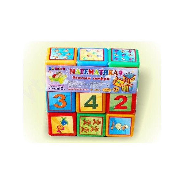 

Кубики Бамсик Математика 9 штук Разноцветные (TOY-19143)